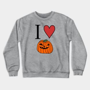 Halloween Horror Pumpkin Love Crewneck Sweatshirt